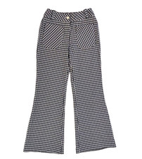 Vintage 1960 Fem-E- Nits Checkered Bell Bottom Pants, Kids 22 in Waist