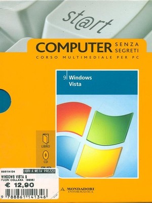 WINDOWS VISTA + DVD AA.VV. MONDADORI 2008 COMPUTER OHNE GEHEIMNISSE BROSCHÜRER