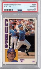 Ron Cey 1984 Topps Tiffany #357 PSA 10 GEM MT
