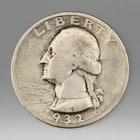 1932 S Washington Quarter 90% Silver US 25 Cent Coin Ungraded San Francisco