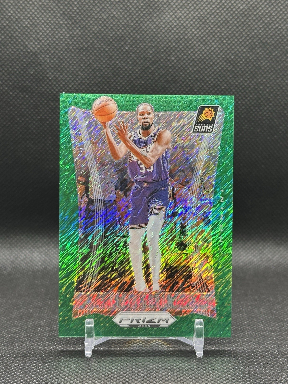2023 PANINI PRIZM DECA GREEN SHIMMER FOTL #37 KEVIN DURANT /12