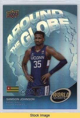 2025 Upper Deck World of Sports Around the Globe Blue Samson Johnson READ 0il7