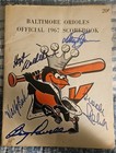 1967 Baltimore Orioles Signed Autograph Official Scorebook — photo 2