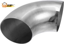 1Pcs OD 4 Inch 90 Degree Mandrel Bend Elbow SS304 Stainless Steel Be