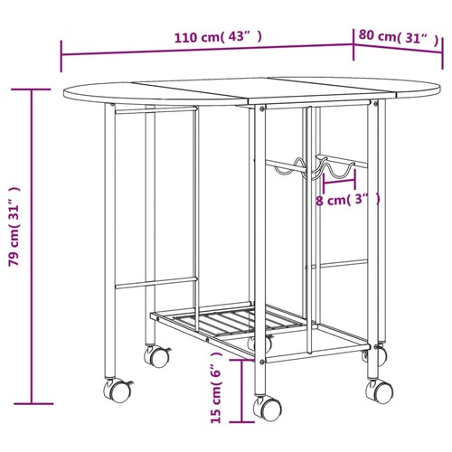 Tolles Bistro-Set | Essgruppe | Küchentisch | Bistromöbel | 110 x 80 x 79 cm - Bild 8 von 25