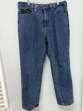 Guide Gear Jeans Mens 36x29 Blue Cotton Workwear Denim Hiking Outdoor Lined