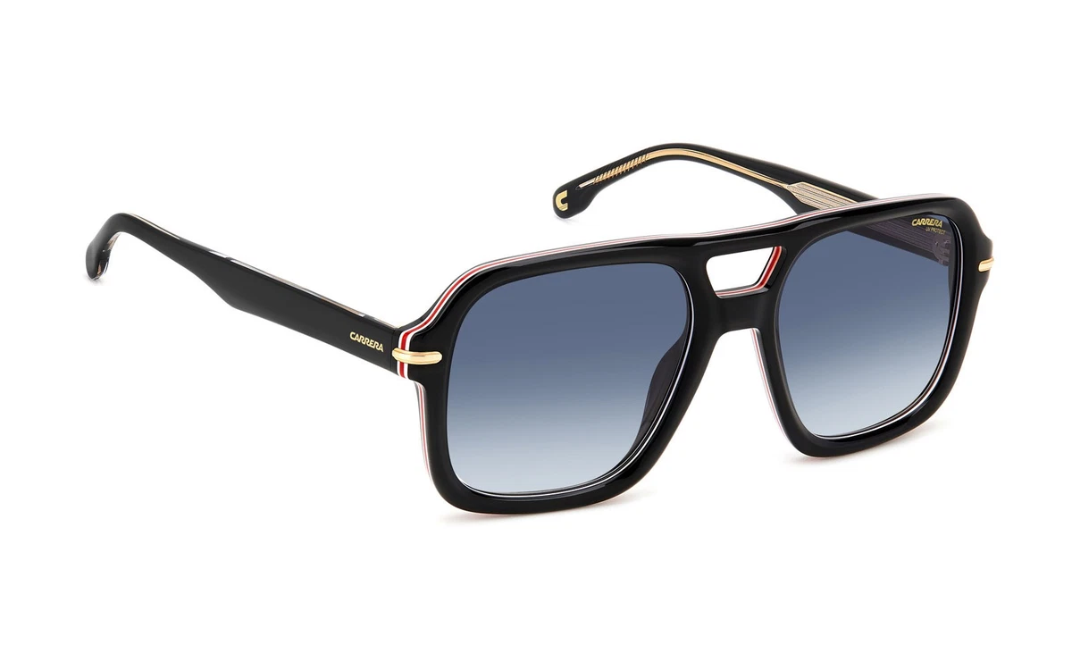 CARRERA 317/S M4P 55 Herren Pilot Sonnenbrille Schwarz / Blau  147 mm  55-20-150