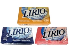 LIRIO Stain Remover Laundry Soap Bars Cleaning Bundle Jabon Lavanderia (3 Bars)