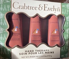 New Set of Three 3 Crabtree  Evelyn Gardeners Hand Therapy Cream .9 oz/25g