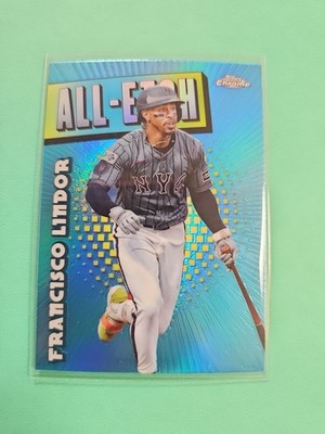 2025 Topps Chrome Logofractor Edition - All-Etch Francisco Lindor #CAE-10