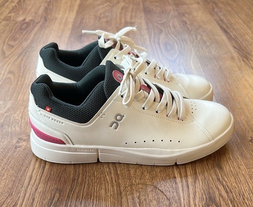 On Womens Running On Cloud The Roger Advantage Sneakers Ivory Pink Size 9 NWOB