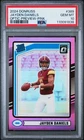 PSA 10 2024 Donruss #389 Jayden Daniels Optic Preview Pink Rated Rookie
