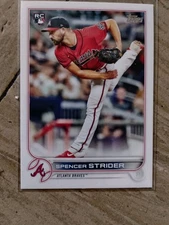 2022 Topps Spencer Strider Rookie Card