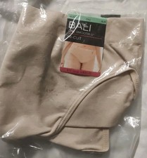 Bali One Smooth U Hi Cut Brief Panty XL Beige Size 8 2362 NWT