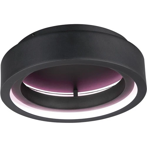 ET2 Contemporary Lighting E35100-BK iCorona WiZ Flush Mount Black - Picture 1 of 8