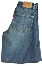 Levis 514 Jeans Boys Size 12 Blue Straight Cut Regular Fit Slim Denim 24X25.5