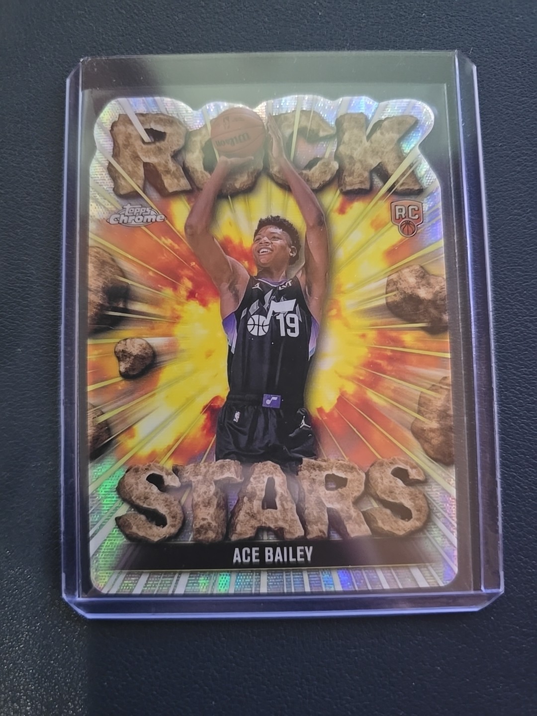 2025-26 Topps Chrome Basketball Ace Bailey Rock Stars Case Hit SSP (RC)