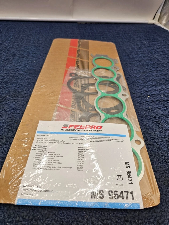 Junta plenum de inyección de combustible Fel-Pro MS96471 para Nissan Quest Máxima Murano Foto 2 de 4