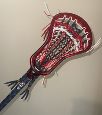 ECD RUBY ION MTX CARBON LTD ED TRADITIONAL 6 SHOOTER COMPLETE LACROSSE STICK