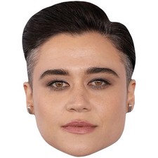 Katy O'Brian Makeup Celebrity Mask, Flat Card Face, Fancy Dress Mask