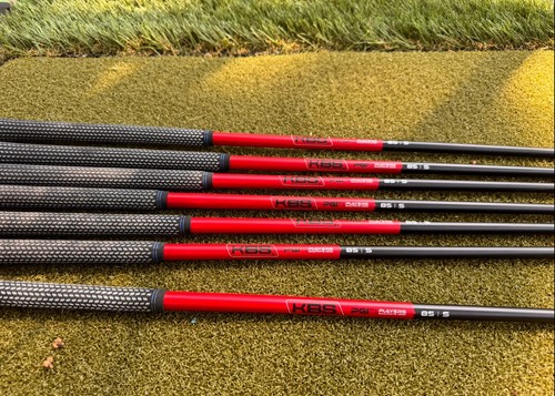 KBS PGI Players Graphite Iron Shafts 85 Stiff, 4-Pw(7 total) for One Length .370