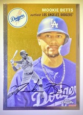 2023 Topps Chrome Platinum Anniversary 🔥Mookie Betts 💎 SP Image Variation #218