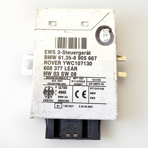 BMW X5 E53 Wegfahrsperre Steuergerät Steuergerät 608377 (2001) E00960801