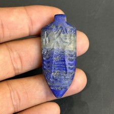 Beautiful old lapis lazuli Stone Roman intaglio pendant 
