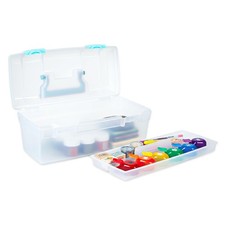 6937AG Essentials Lift-Out Tray Box, Portable Art Craft Organizer with Hand...