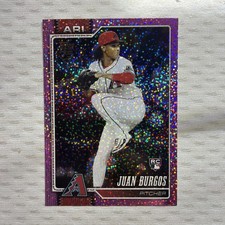 2026 Topps Series 1 - Celebration Confetti Parallel - Juan Burgos Pink SP (RC)
