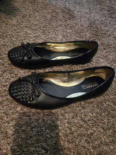 Sperry Top-Sider Maya Black Slip On Ballet Flats Women's Size 8.5 M - Picture 2 of 8