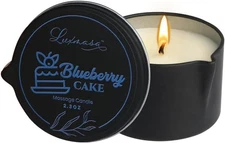 Organic Soybean Wax Essential Oil Infused Massage Oil SPA Candle for Couples, Ho