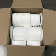 20 Stück Eimer mit Deckel 5,0 Liter weiss Kunststoffeimer leer lebensmittelecht