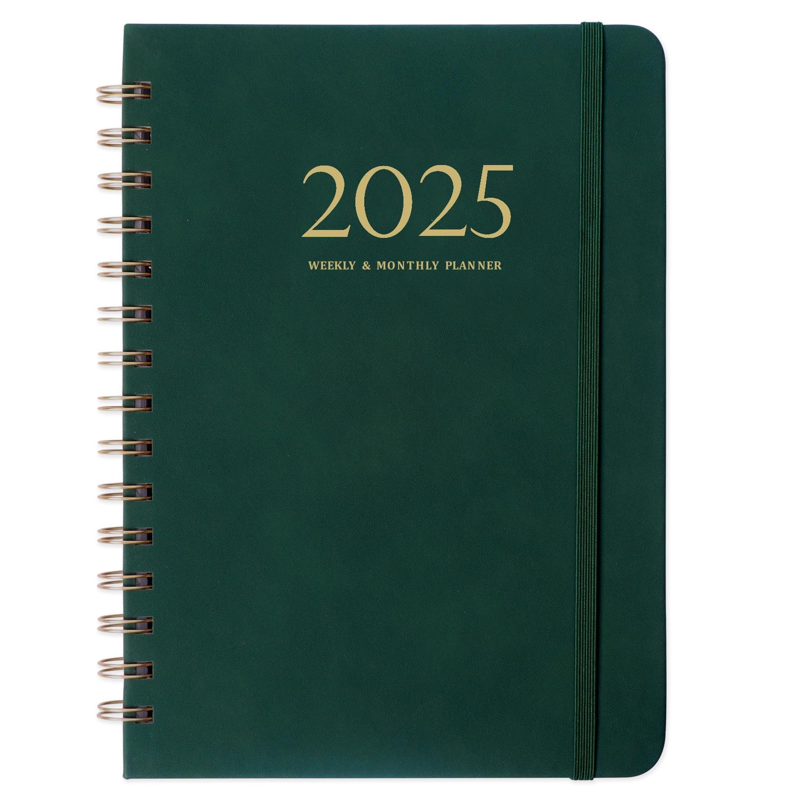 2025 Weekly & Monthly Planner 6.4 x 8.5 Jan-Dec with Calendar Stickers