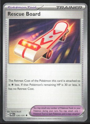 2025 Scarlet & Violet Series - Prismatic Evolutions Rescue Board Uncommon #126