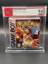 1998 Pokémon Red Version Nintendo Game Boy Factory Sealed Gameboy PSA 9.6 A++