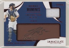 2020 Panini Immaculate Dark Brown Leather 44/49 Jake Rogers #DM-RO Auto 4z8
