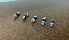 5pr Aurora AFX Ultra 5 TCR Rear Chrome Wheels, fits AFX G