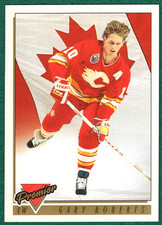 Gary Roberts - 1994-95 Topps Premier #382 - Calgary Flames Hockey Card