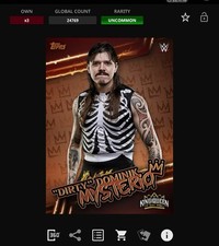 DIGITAL Topps WWE Slam 25 - KINGS QUEENS & CHAOS Bronze Base - DOMINIK MYSTERIO