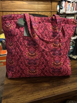 VERA BRADLEY ''WICKED SHE'S SO GOOD'' LARGE TOTE LIMITED EDITION *FUCHSIA* NWT