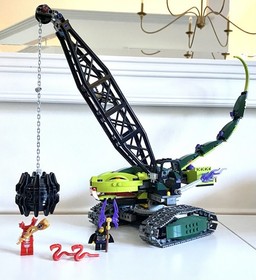 LEGO 9457 Fangpyre Wrecking Ball Ninjago Retired - Missing 1 Minifig Kendo Cole