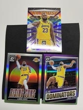 Lot of 3-LEBRON JAMES Rising suns holo,My house holo, Dominators holo, King! 🤴