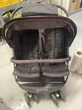 Joovy Scooter X2 Double Stroller Gray, Easy Fold, Tray