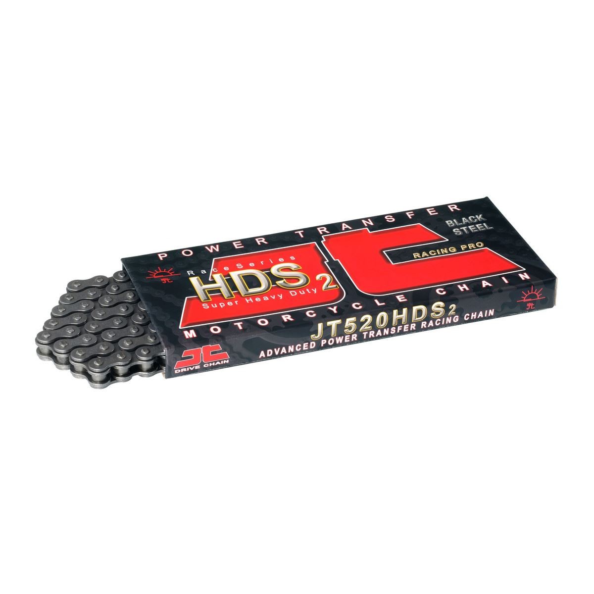 JT HDS Heavy Duty Chain Black 520-108 (MC18) Honda NSR250 R5K,K2,R6K,K2