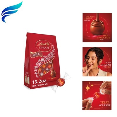 Milk Chocolate Candy Truffles, Milk Chocolate with Melting Truffle Center, 15...