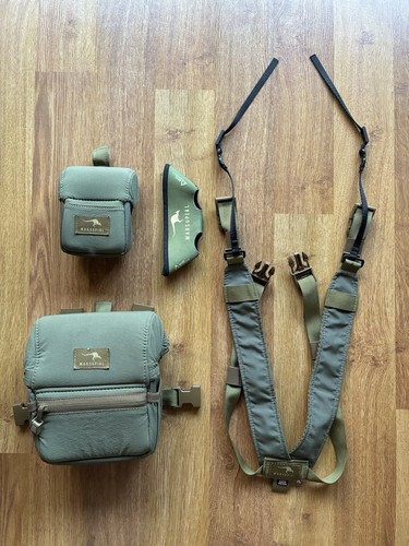 Marsupial Gear No-Mag Enclosed binocular pack, rangefinder pouch & glare guard