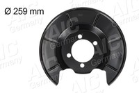 Spritzblech Ankerblech Hinterachse Links FÜR Toyota Auris ( E15 ) - Aic 77299
