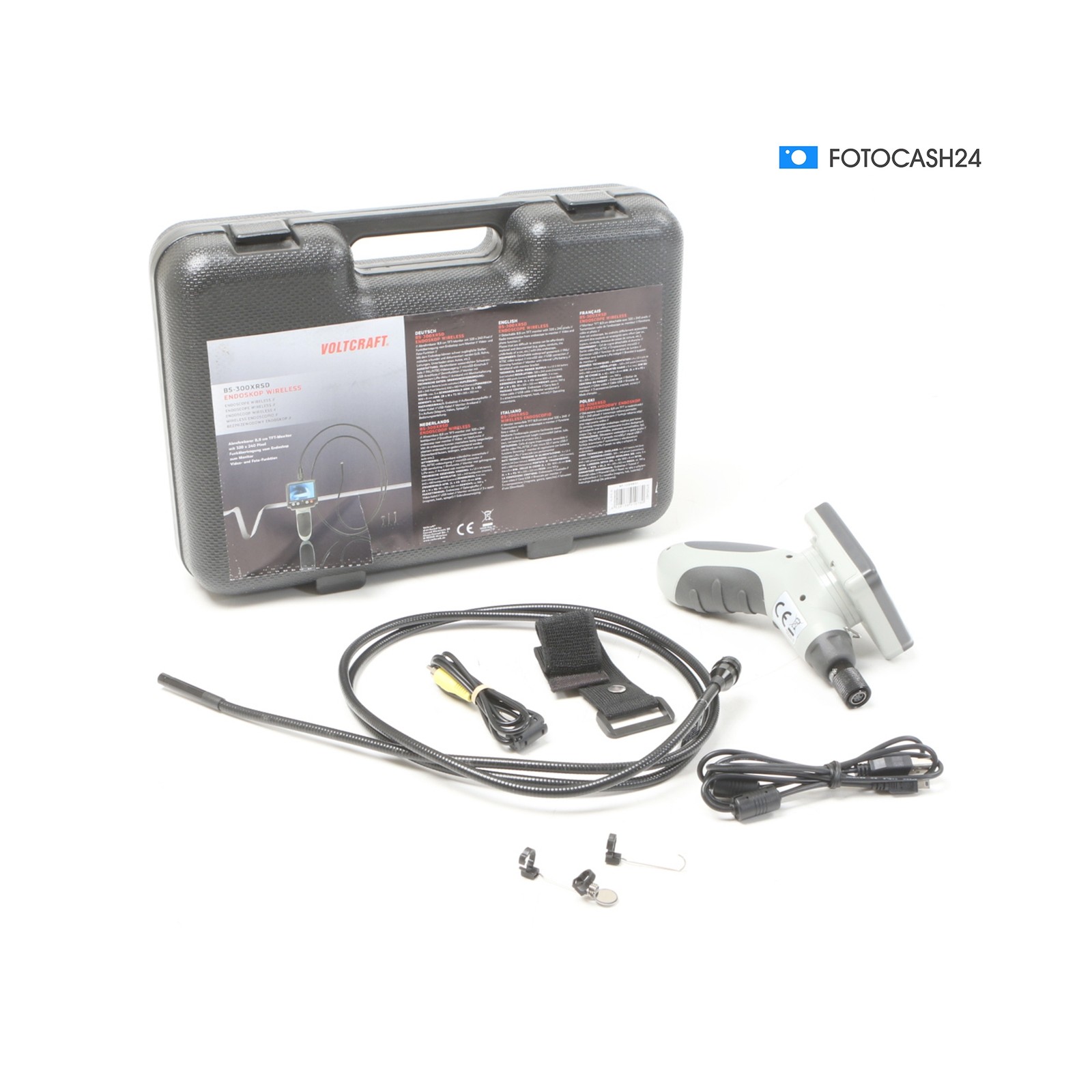 Voltcraft BS-300XRSD Endoscope Inspection Camera 8Mm... + Defective (283370)