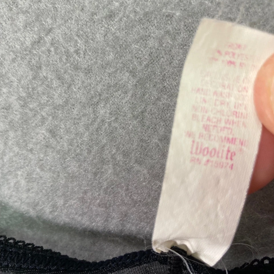 Body de peluche de encaje satinado transparente negro vintage lencería para mujer talla mediana Foto 3 de 4